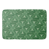 Moderne Art Deco Lime Groen geometrisch patroon Badmat (Voorkant)