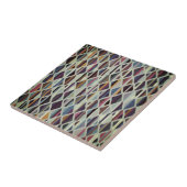 Moderne Art Deco Multi-Color Tegeltje (Zijkant)