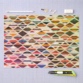 Moderne Art Deco Multi-Color Tissuepapier (Craft)