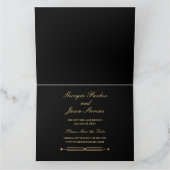 Moderne art Deco sparen de Datum Uitnodiging (Binnen)