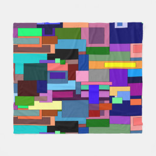 Moderne Art Fleece Blanket Deken