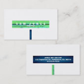 Moderne Art Gallery-Visitekaartje Visitekaartje (Voorkant / Achterkant)