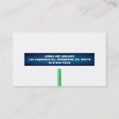 Moderne Art Gallery-Visitekaartje Visitekaartje (Achterkant)