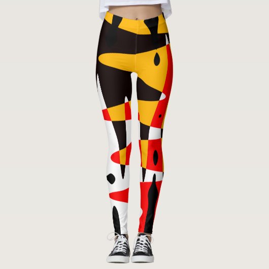 Moderne Art Leggings 4 Nationale Kunstmatige Leggi (Voorkant)