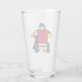 Moderne Art Meeple Tumbler (Achterkant)