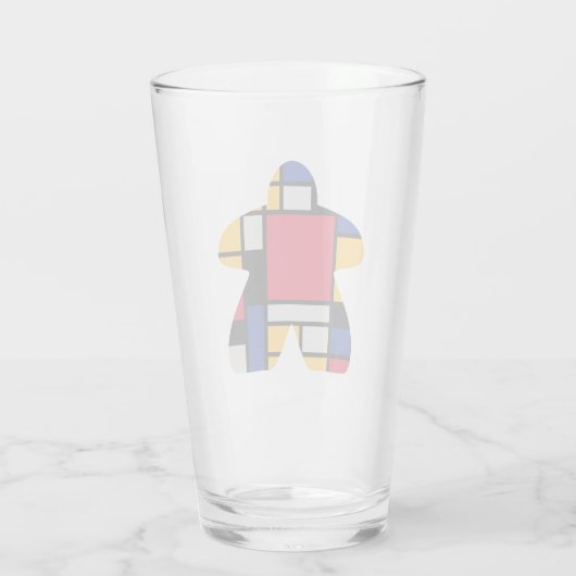 Moderne Art Meeple Tumbler (Achterkant)