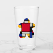 Moderne Art Meeple Tumbler (Voorkant)