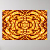 Moderne Art Print - Oranje Abstracte Art Posters (Voorkant)