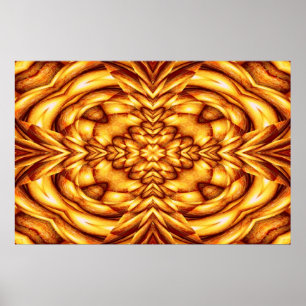 Moderne Art Print - Oranje Abstracte Art Posters