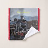 Moderne Art Train Afbeelding Popular Best Bad Handdoek (Wasdoekje)
