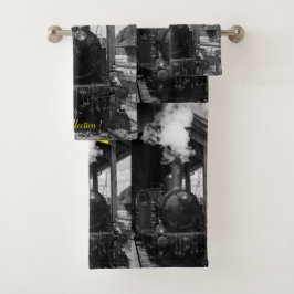 Moderne Art Train Afbeelding Popular Best Bad Handdoek