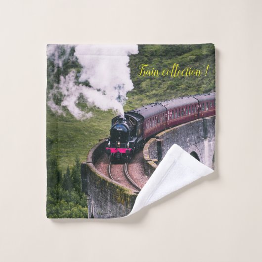 Moderne Art Train Afbeelding Popular Best Bath Bad Handdoek (Wasdoekje)