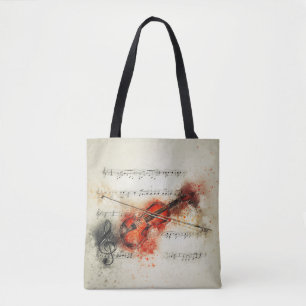 Moderne #Art - #Violin - Canvas tas