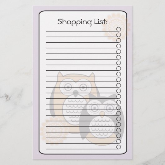 Moderne artikelen Lijst van artikelen Briefpapier (Voorkant)
