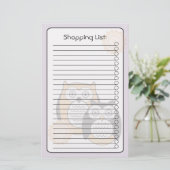 Moderne artikelen Lijst van artikelen Briefpapier (Staand voorkant)