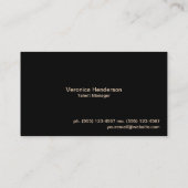 Moderne artistiek visitekaartje (Achterkant)