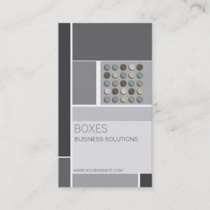 Moderne artistieke Abstracte rastermonochrome Stip Visitekaartje