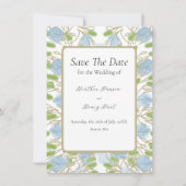 Moderne Artistieke Aquarel Bruiloft  Save The Date (Voorkant)
