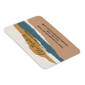 Moderne artistieke Boho Landscape Business Magneet (Rechterzijde)