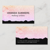 Moderne artistieke bril visitekaartje (Voorkant / Achterkant)