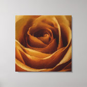 Moderne artistieke gele roos canvas afdruk (Voorkant)