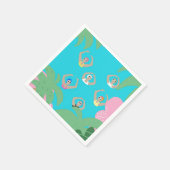 Moderne artistieke gesynchroniseerde zwembad servet (Hoek)