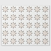 Moderne artistieke gesynchroniseerde zwemmers Gold Cadeaupapier (Vlak)