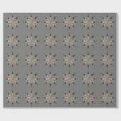 Moderne artistieke gesynchroniseerde zwemmers Gold Cadeaupapier (Vlak)