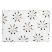 Moderne artistieke gesynchroniseerde zwemmers Gold Kussensloop (Achterkant)