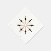 Moderne artistieke gesynchroniseerde zwemmers Gold Servet (Hoek)