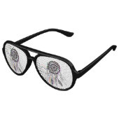 Moderne artistieke Native American Dreamweaver Aviator Zonnebril (Gekanteld)