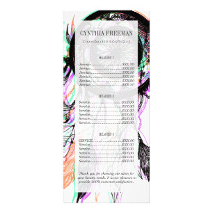 Moderne artistieke Native American Dreamweaver Reclamekaart