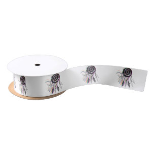 Moderne artistieke Native American Dreamweaver Satijnen Lint