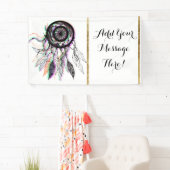 Moderne artistieke Native American Dreamweaver Spandoek (Insitu)