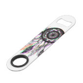 Moderne artistieke Native American Dreamweaver Speed Flessenopener (Voorkant Gekanteld)