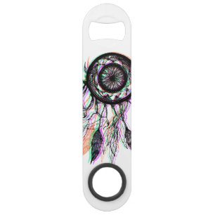 Moderne artistieke Native American Dreamweaver Speed Flessenopener