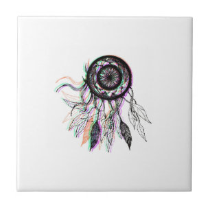 Moderne artistieke Native American Dreamweaver Tegeltje