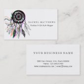 Moderne artistieke Native American Dreamweaver Visitekaartje (Voorkant / Achterkant)