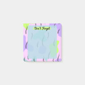 Moderne artistieke pasta's Vergeet niet Post-it® Notes (Voorkant)