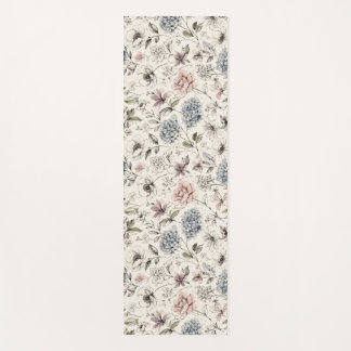 Moderne Artistieke Schetsboek Bloemen Yogamat