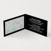 Moderne, artistieke tentoonstelling, gedetailleerd visitekaartje (Binnen)