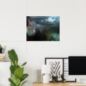 Moderne artistieke vis poster (Thuiskantoor)