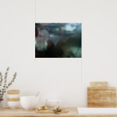 Moderne artistieke vis poster (Keuken)