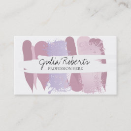 Moderne artistieke visitekaartje