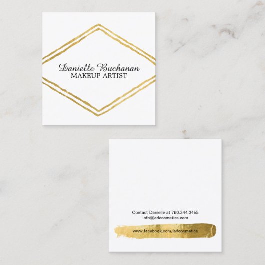 Moderne artistieke Visitekaartjes (Voorkant / Achterkant)