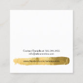 Moderne artistieke Visitekaartjes (Achterkant)