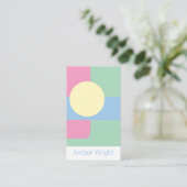 Moderne artistieke Visitekaartjes (Staand voorkant)