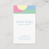 Moderne artistieke Visitekaartjes (Achterkant)