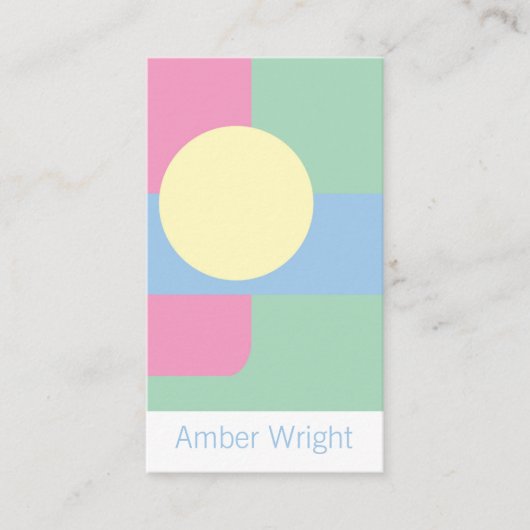 Moderne artistieke Visitekaartjes (Voorkant)