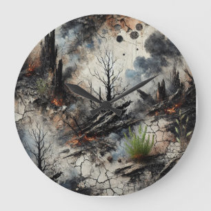 Moderne artistieke wandklok – Uniek ontwerp